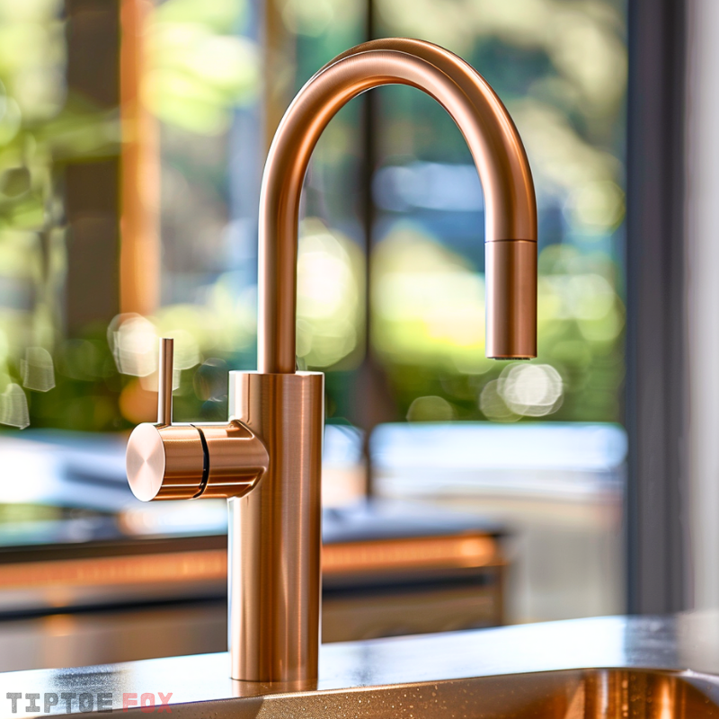 gooseneck-copper-kitchen-faucet