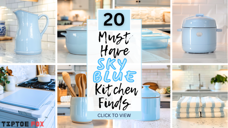 20 Must Have Sky Blue Kitchen Finds from Amazon [Baby Blue] – Tiptoe Fox