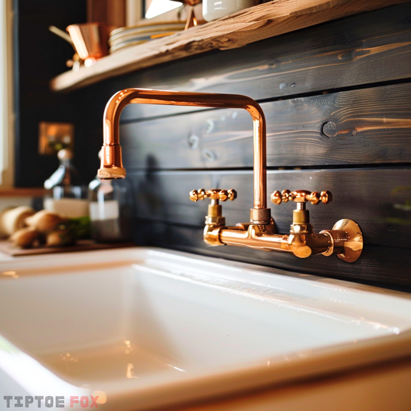 wall-mounted-copper-kitchen-faucet-idea