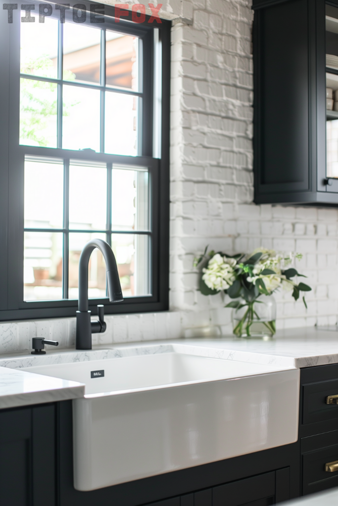 black-kitchen-faucet-with-side-soap-dispenser