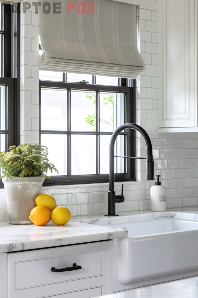 pull-down-black-kitchen-faucet-idea