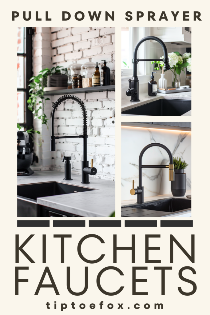 pull down kitchen faucet ideas