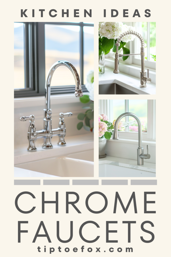 chrome kitchen faucets ideas inspo