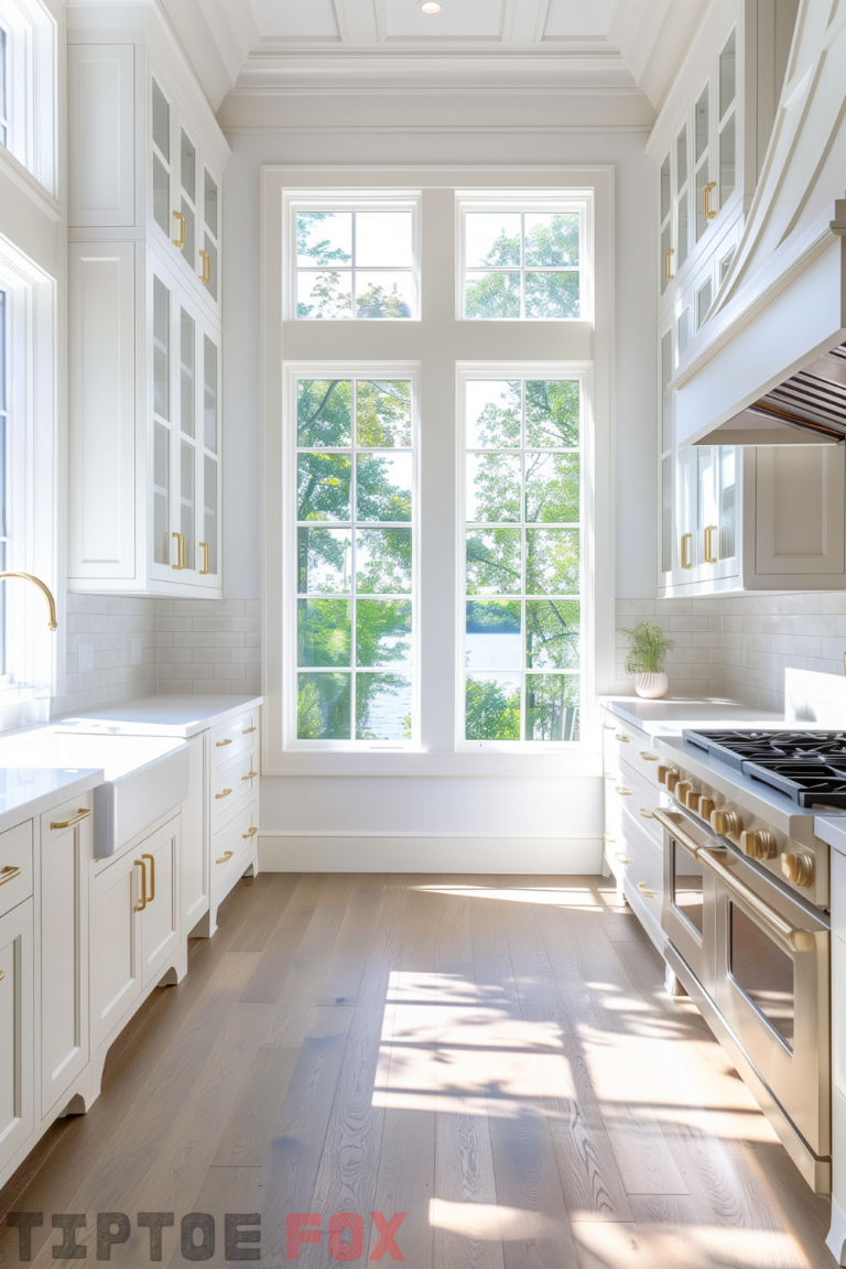 White Kitchen Ideas With Gold Hardware for a Clean & Sophisticated Look ...