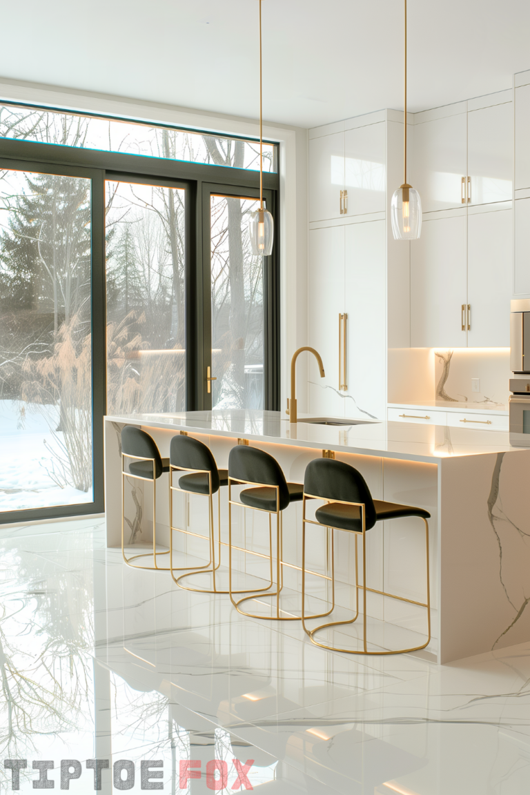 White Kitchen Ideas With Gold Hardware for a Clean & Sophisticated Look ...