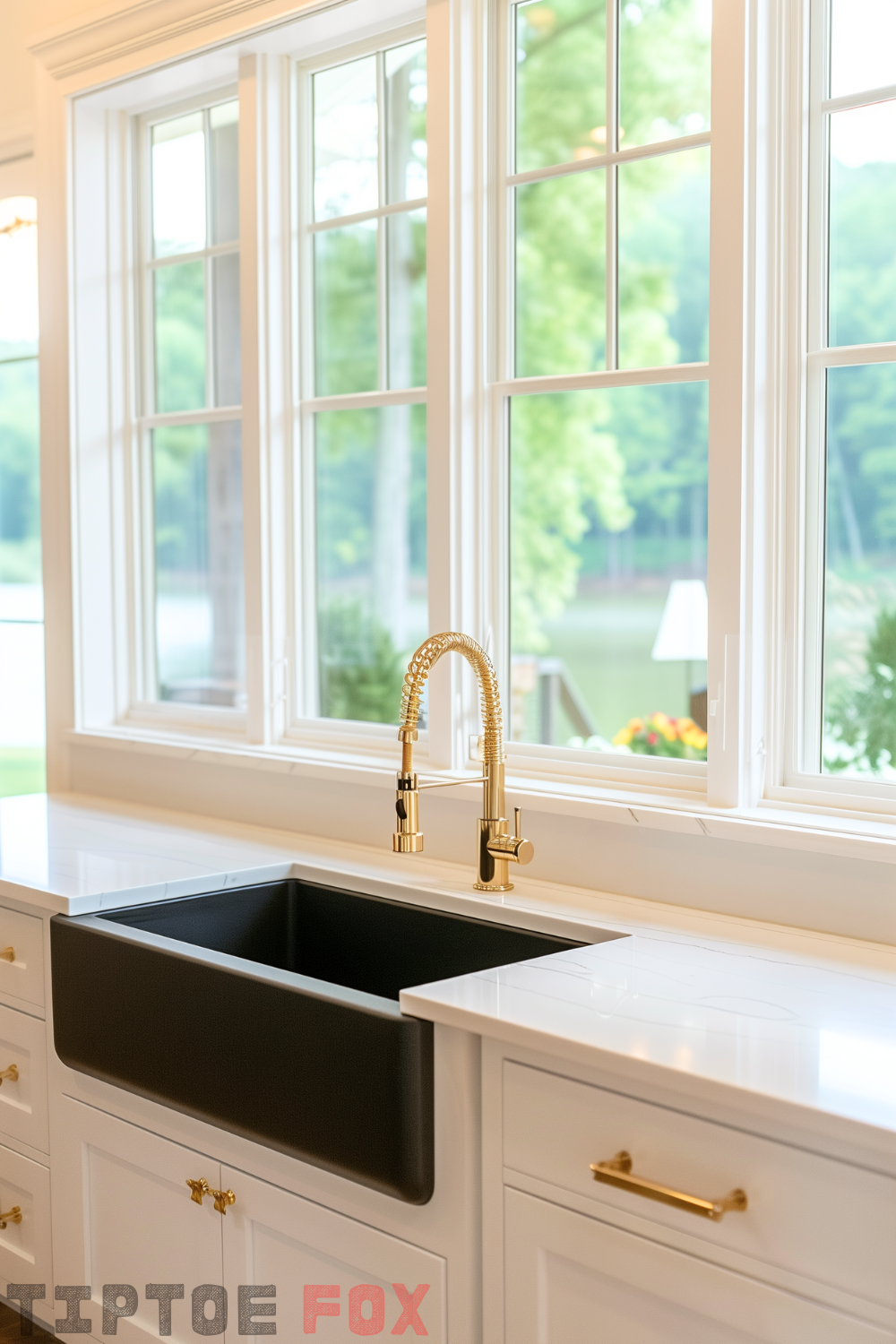 White Kitchen Ideas With Gold Hardware for a Clean & Sophisticated Look ...