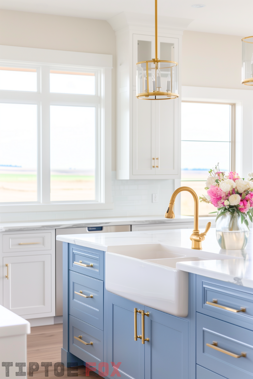 White Kitchen Ideas With Gold Hardware for a Clean & Sophisticated Look ...