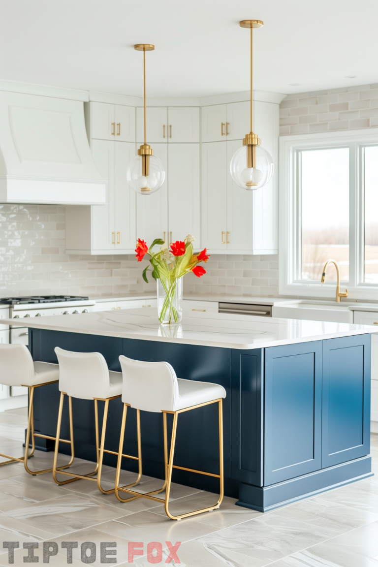 White Kitchen Ideas With Gold Hardware for a Clean & Sophisticated Look ...