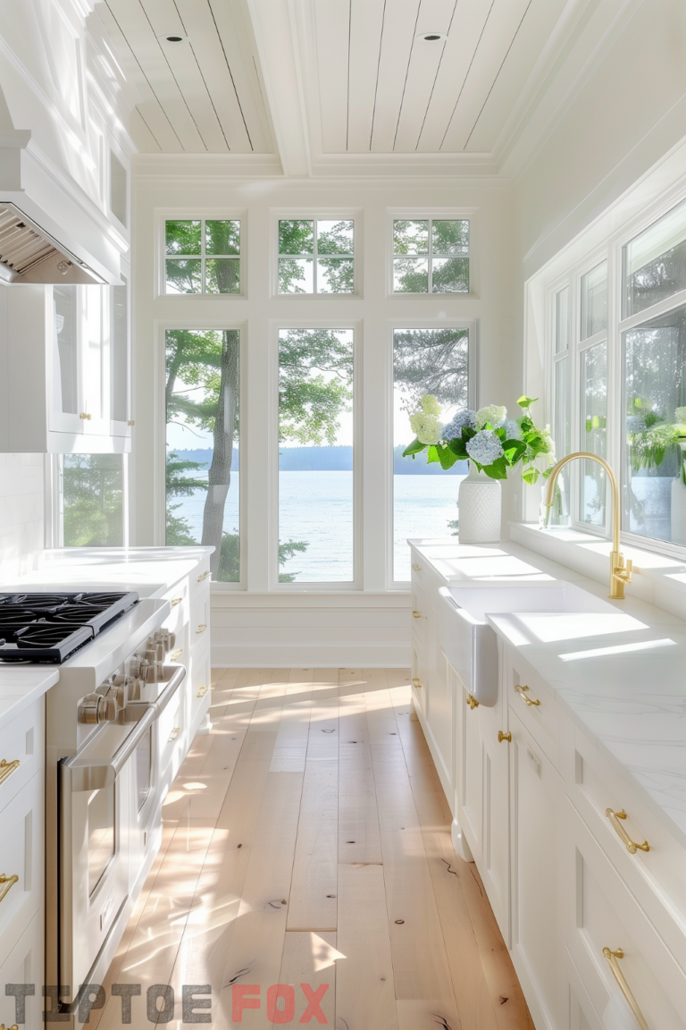 White Kitchen Ideas With Gold Hardware for a Clean & Sophisticated Look ...