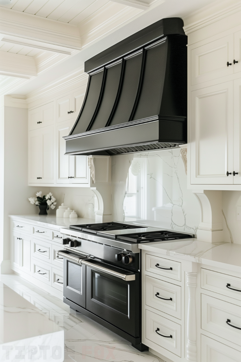 White Kitchen Ideas With Black Hardware for a Modern & Sophisticated ...