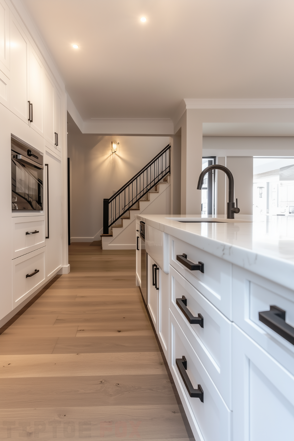 White Kitchen Ideas With Black Hardware for a Modern & Sophisticated ...